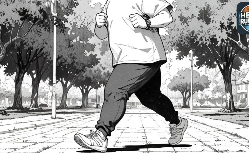 Un principiante iniciando su camino para empezar a correr.